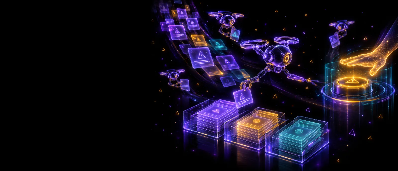 Illustration: AI-driven, autonomous security operations