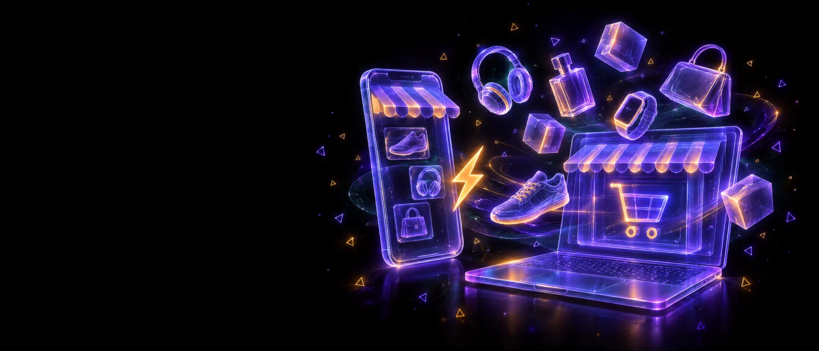 Illustration: Digital marketing, commerce & content platforms