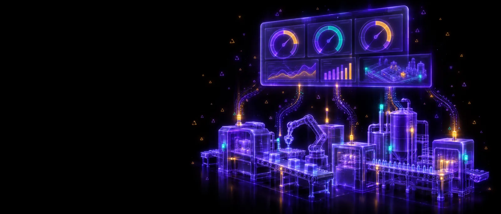 Illustration: Industrial IoT & smart manufacturing