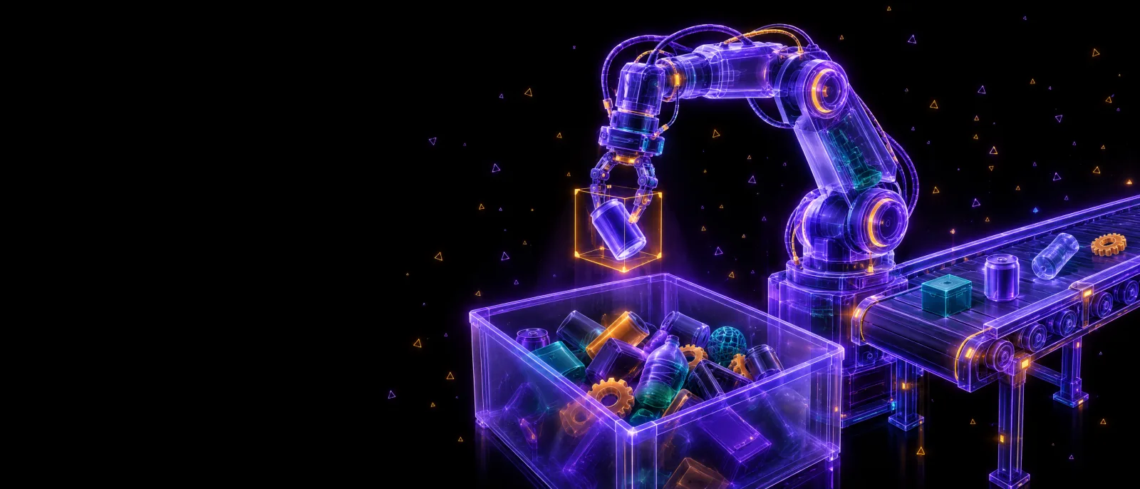 Illustration: AI-fused robotics & autonomous equipment integration